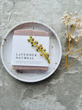 Load image into Gallery viewer, Lavender Oatmeal Soap Rye & Co