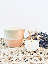 Load image into Gallery viewer, Handmade Peachy Pink Ceramic Tea Cup