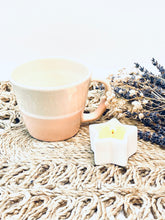 Load image into Gallery viewer, Handmade Peachy Pink Ceramic Tea Cup