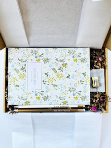 Daisy & Dragonfly Notebook, Letter box friendly Stationary Gift Box
