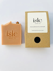 Isle Rose Geranium & Lavender Soap
