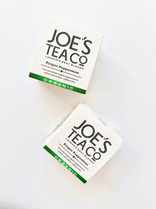 Two Organic Peppermint Tea Bags