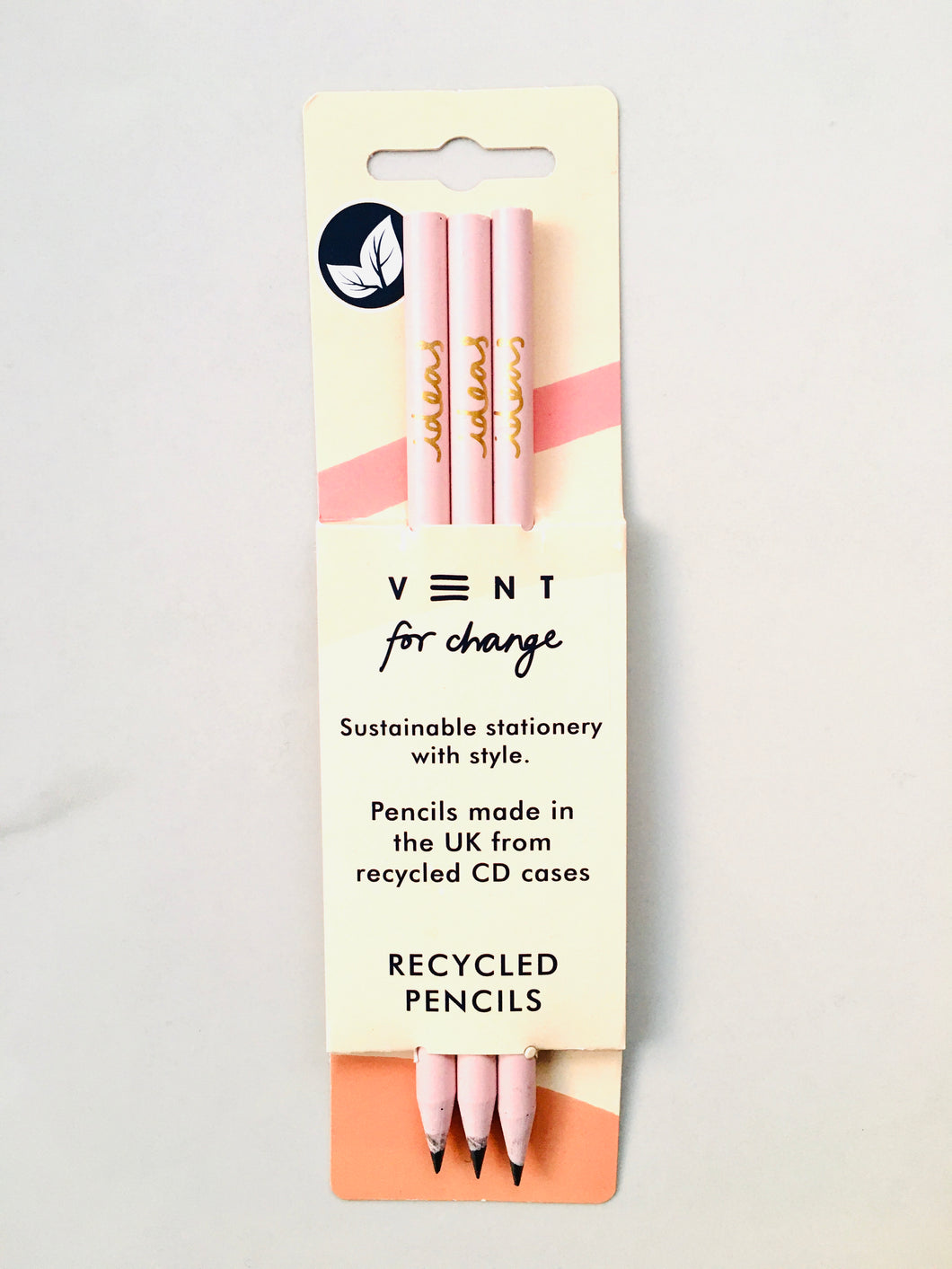 Baby Pink Recycled Pencils