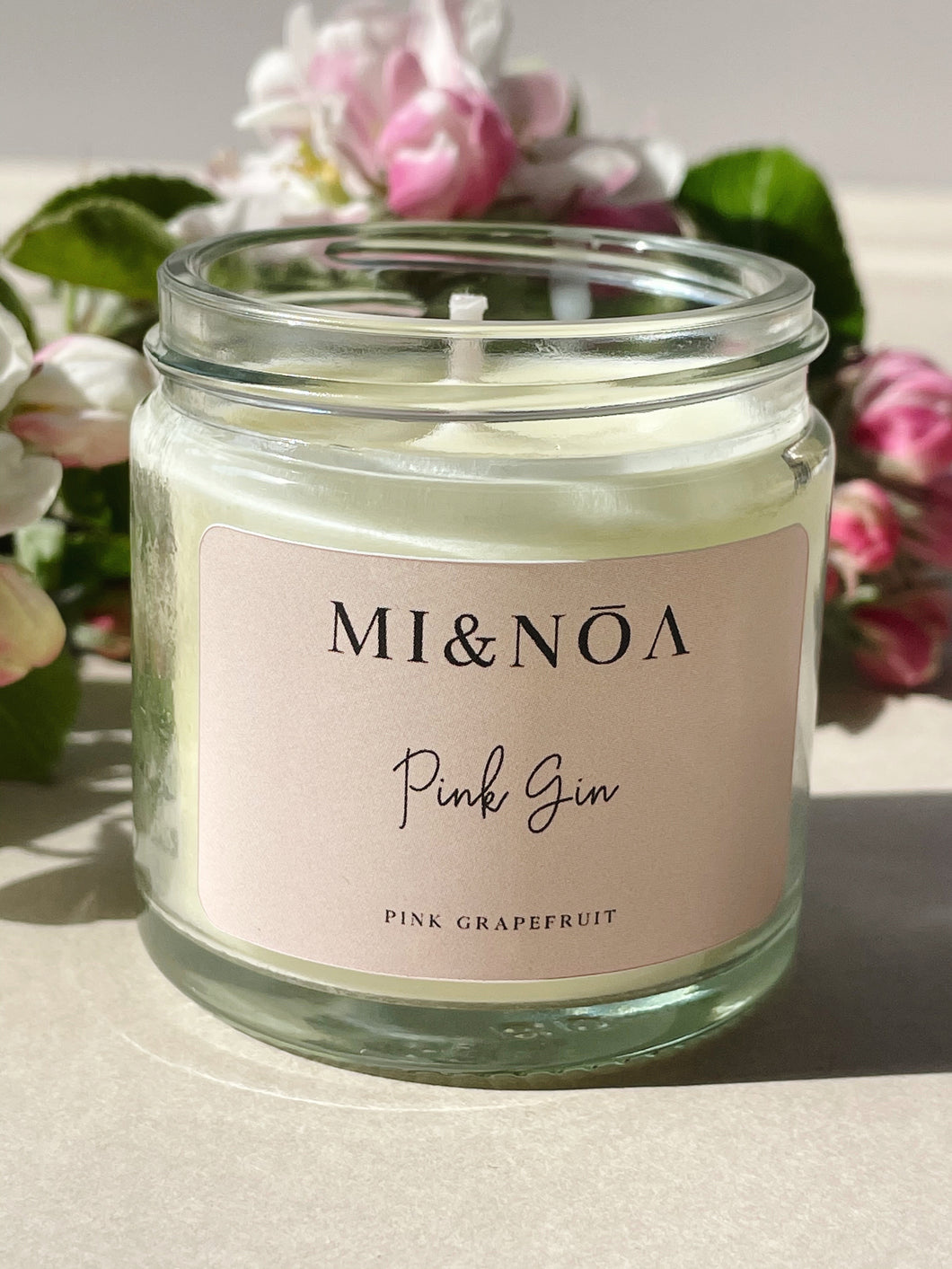 Pink Gin Soy Wax Candle Gift