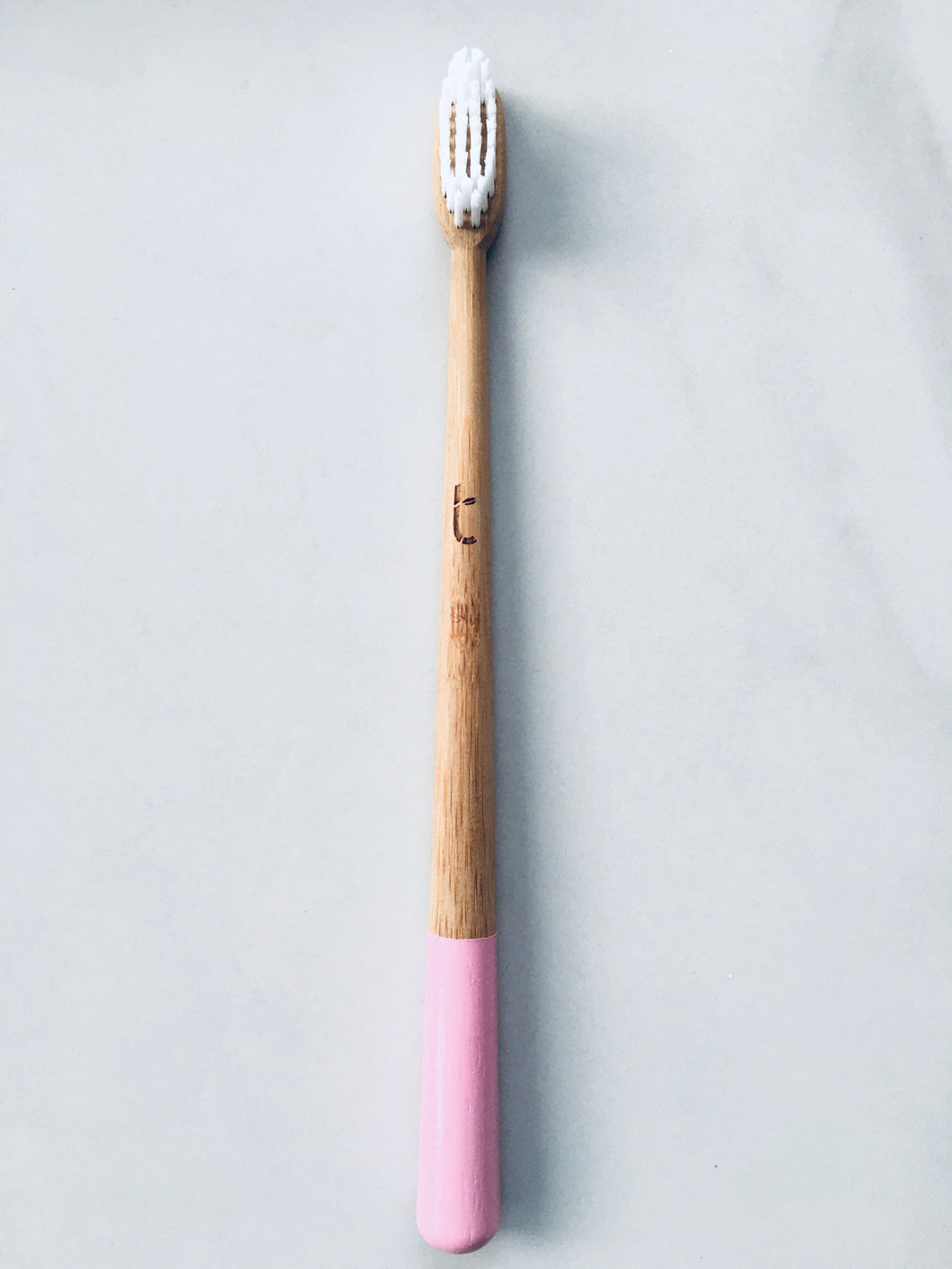 Petal Pink Bamboo Tooth Brush