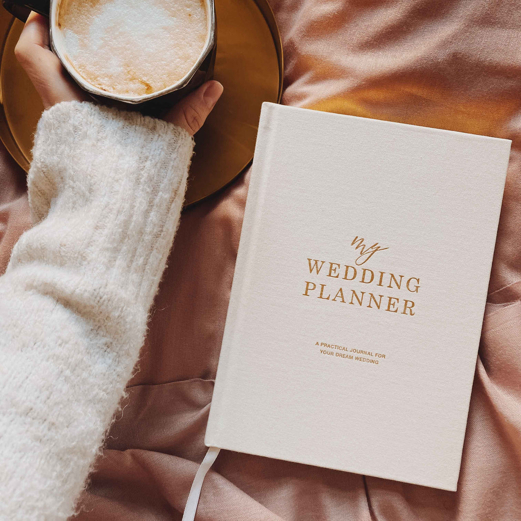 Luxury Blush & Rose Wedding Planner Book