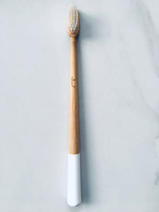 White Cloud Bamboo Toothbrush